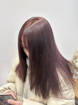 ノットバイベル 大宮(knot by belle) 《Hana》ピンクブラウン/ブリーチなし/透明感カラー/韓国/大宮