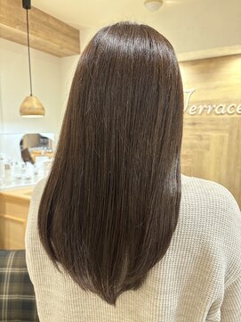 テラス(Terrace) 【Terrace】ロング×ラベンダーベージュ