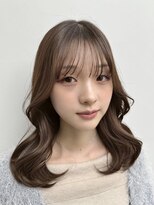 ニュアンスカラーレイヤー小顔ヘア