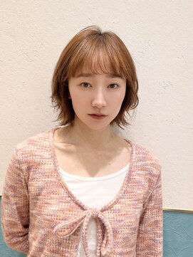 ロンド レグリーズ 立川(Lond leglise) ミニウルフレイヤーカット顔周り前髪韓国ショートボブ/立川