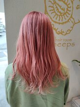 ヘアールーム シープス(hair room sheeps)&nbsp;ハイトーンピンク