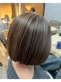 ボブ×ハイライト【北千住】