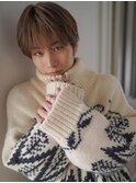 メンズシースルーマッシュ