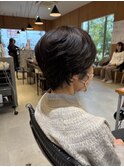 毛流れ大人ショート