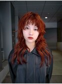 【GEEKS渋谷】ロングレイヤー/渋谷ウルフ/ワンブリーチ/冬カラー