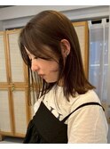 ミディアムストレート