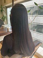 ヘアリゾート粋 ティガ 池袋店(tiga)&nbsp;艶髪ロング/髪質改善/ストレート/ダークブラウン