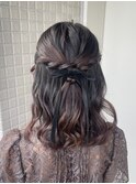 【ハーフアップ】結婚式/お呼ばれヘア/銀座/有楽町/ヘアアレンジ