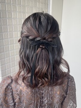 シャルムバイケンジ(Charm.by KENJE) 【ハーフアップ】結婚式/お呼ばれヘア/銀座/有楽町/ヘアアレンジ