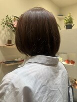 ミーティア(Meteor)&nbsp;ピンクベージュライトボブスタイル♪