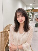 カミトトノウ&nbsp;【池田】ふわっとくびれる♪ミディアムレイヤー×グレージュ