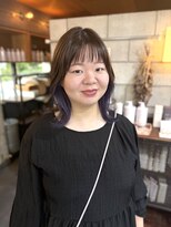 ファスナー(fustener)&nbsp;レイヤー×インナーパープル