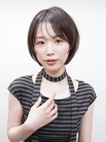 ハウスアンドヘアーワークス(House&Hair works) 前髪長め 大人小顔ショート 30代40代50代 藤沢