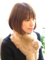 ヘアスペース クェンチ(hair space QUENCH) 上品前下がりボブ