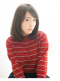可愛いミディアムロブ◎石原さとみ風