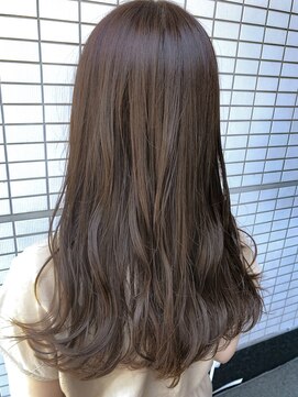 オーガル 栄店(ORGAR) AVEDA color/フォギーベージュ／柔らかロング