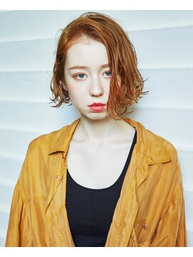 ラレイ(Lalei) 【Lalei】ハニーヘア無造作くせ毛風ナチュラルボブ 表参道