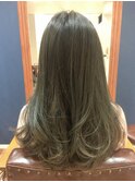 オリーブアッシュロングスタイル