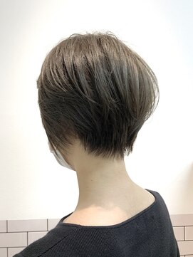 ザ ラフター バイ ラブズ ラフズ 戸畑朝日ヶ丘店(THE LAUGHTER by Loves Laughs) ショート×スノーグレージュ×オージュア(左サイド)