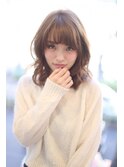 フェミ二ンなニット女子☆くびれミディで女度UP!