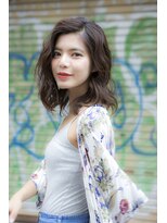 ミエル ヘア 新宿(miel hair)&nbsp;〈mielhair新宿〉ふんわりミディ