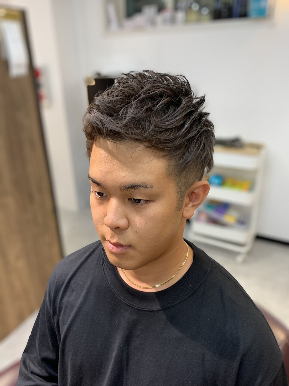 すっきり　Bコース（カット＋シャンプー＋お顔剃りorヘッドスパ＋セット）