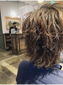 スパイラルパーマ