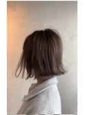外ハネbob×アッシュブラウン