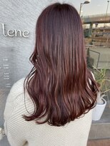 ヘアーアンドスパ レーネ(hair&spa Lene) ロング ピンクヘア