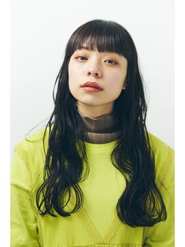 エルマノ 仙川(L mano) 波巻ロング/大人ロング/黒髪