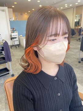 シェノン 武庫之荘(CHAINON) グレージュカラー/ボブウルフ/黒髪/ココアベージュ