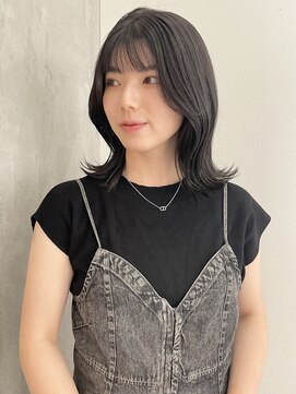 ヨーク(YOKE) 【 YOKE 】くびれミディアムグレージュ小顔レイヤー