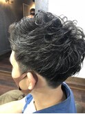 アップバングアシメショート
