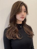 ミレバイジェニー (mirae by geny)&nbsp;レイヤーロングで大人っぽ韓国ヘアー×ワンホンヘアーs