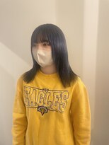 ユニコ(unico)&nbsp;ブルーブラック/艶髪/髪質改善/レイヤー/姫カット