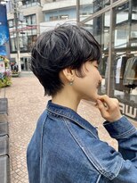 ハルキ ミナト ジャパン オオサカ(HARUKI MINATO japan OSAKA)&nbsp;40代50代小顔似合わせカットくびレイヤーエモージュ大人可愛い