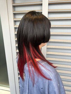 ネウィ 秋田(newi) ウルフ×インナーカラー