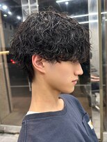 エルマーク 梅田(L-MARK) マッシュスパイラルパーマツイストスパイラル波巻きメンズ