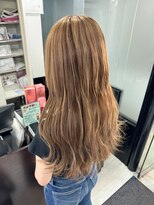 アイズ 本厚木(AIZU)&nbsp;白髪ぼかしハイライト　ミルクティーベージュ