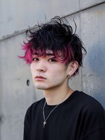 ネハス(nehus.)&nbsp;ピンクブラストバング/ブリーチ/韓国マッシュ/ダークアッシュ