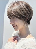 斜めバング/ニュアンスカラー/絶壁解消40代/50代【橋本】
