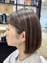 ジュイール(jouir) ダブルカラーショートボブインナーカラーハイライトケアブリーチ