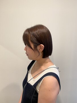 ユニコ(unico) 丸みボブ/柔らかベージュ