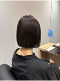 ストレートで叶うパツっとボブ/茨木/乾かすだけ簡単