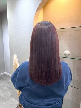 カラークチュール(Color Couture) 黒髪カタログ/ホブルフ/ネビージュ/小顔に見せるヘア/ワンレン