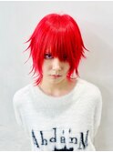 シャギーウルフ×パンクレッド