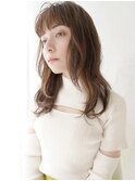 レイヤーカット×ショコラブラウン