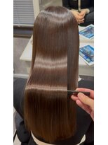 ナナシ(nanac)&nbsp;モカブラウン×縮毛矯正