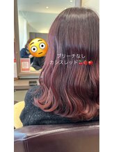 ヘアーブランドジン パルト(HAIR BRAND Jin Palt)&nbsp;ブリーチなし/カシスレッド