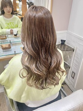 テトラ バイ ネオリーブ 横浜西口店(tetra by neolive) 極細ハイライト　柔らかいミルクティー　ロングレイヤー横浜★